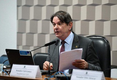 Cid Gomes, relator do Redata no Senado -  (crédito: Roque de Sá/Agência Senado ) -Cid Gomes, relator do Redata no Senado -  (crédito: Roque de Sá/Agência Senado )
