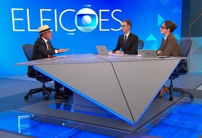 Lula na sabatina do Jornal Nacional -  (crédito: Reprodução/TV Globo) -Lula na sabatina do Jornal Nacional -  (crédito: Reprodução/TV Globo)