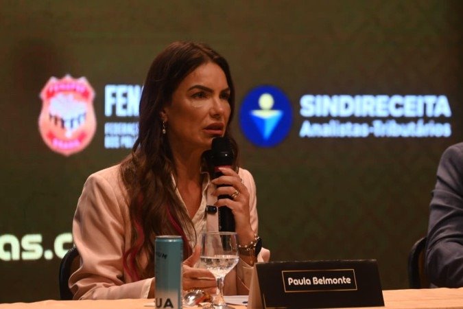 A candidata Paula Belmonte defendeu modernização da administração pública por meio da tecnologia - (crédito: Ed Alves/CB/D.A Press) A candidata Paula Belmonte defendeu modernização da administração pública por meio da tecnologia - (crédito: Ed Alves/CB/D.A Press)
