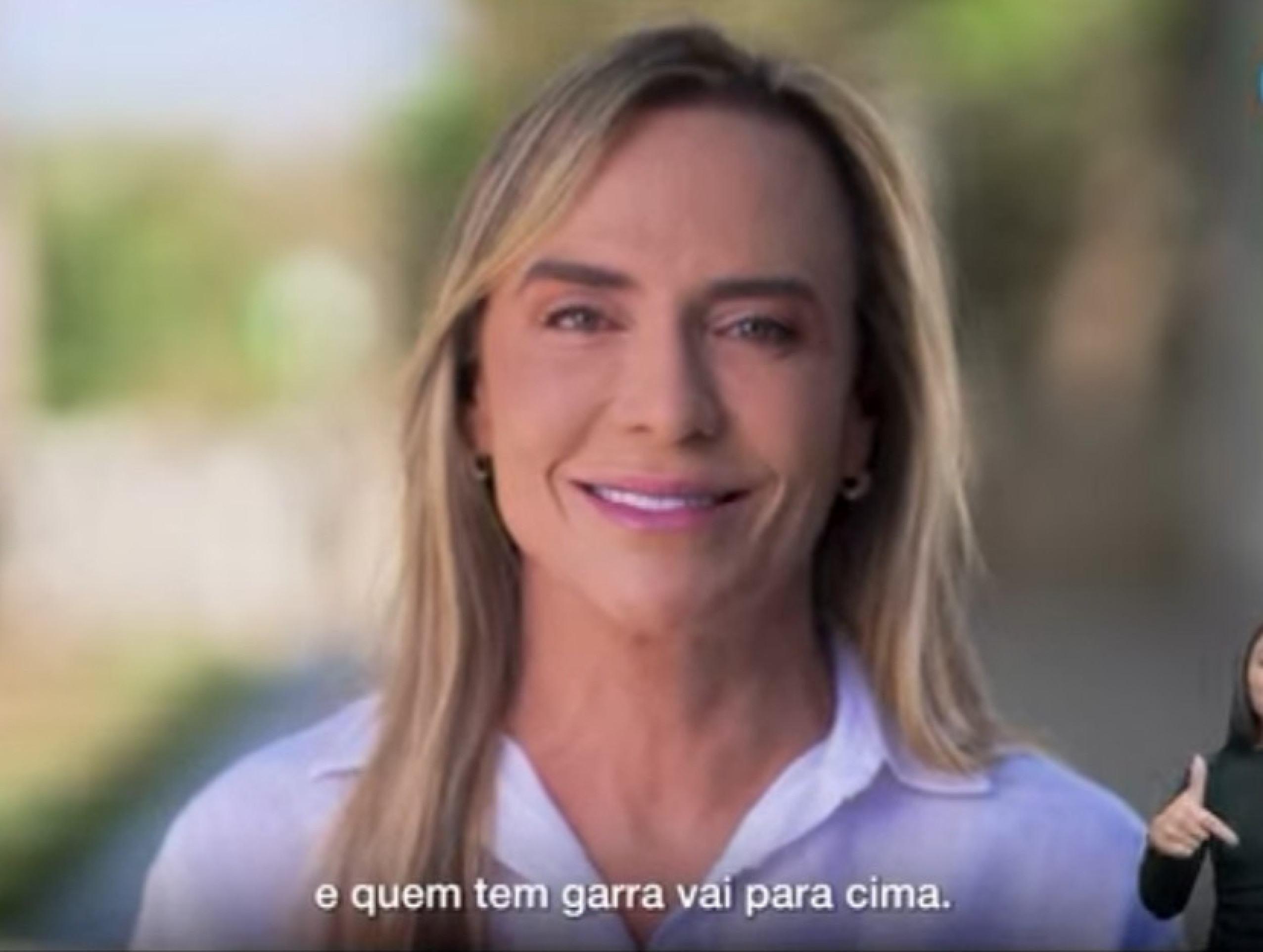 Celina Le&atilde;o (PP), na propaganda eleitoral