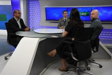  28/08/2026 Cr&eacute;dito: Marcelo Ferreira/CB/D.A Press. Brasil. Bras&iacute;lia - DF - Carlos Cardoso, gerente de neg&oacute;cios em rede do Sebrae no DF com o superintendente do Senar-DF, Eduardo Schulter, s&atilde;o os entrevistados do CB.Agro  -  (crédito:  Marcelo Ferreira/CB/D.A Press)