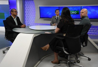  28/08/2026 Cr&eacute;dito: Marcelo Ferreira/CB/D.A Press. Brasil. Bras&iacute;lia - DF - Carlos Cardoso, gerente de neg&oacute;cios em rede do Sebrae no DF com o superintendente do Senar-DF, Eduardo Schulter, s&atilde;o os entrevistados do CB.Agro  -  (crédito:  Marcelo Ferreira/CB/D.A Press)