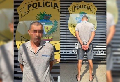 O homem tentou fugir, mas foi localizado e detido pela polícia ainda nas imediações da rodoviária -  (crédito: Divulgação/PCGO) -O homem tentou fugir, mas foi localizado e detido pela polícia ainda nas imediações da rodoviária -  (crédito: Divulgação/PCGO)