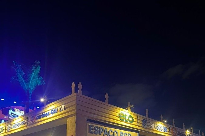 Imagem da &aacute;rea destinada ao p&uacute;blico PcD, no Na Praia Festival