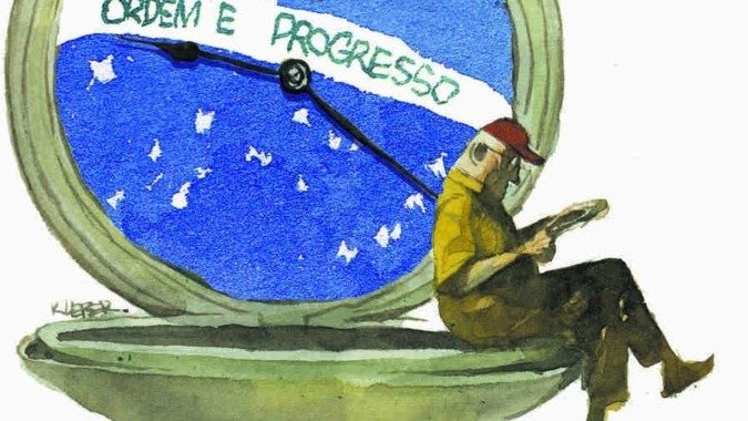 A discussão sobre a aposentadoria levanta a questão de "Ordem e Progresso" e o tempo do trabalhador em um Brasil de vida laboral mais longa - (crédito: Kleber Salles/CB/D.A. Press) A discussão sobre a aposentadoria levanta a questão de "Ordem e Progresso" e o tempo do trabalhador em um Brasil de vida laboral mais longa - (crédito: Kleber Salles/CB/D.A. Press)
