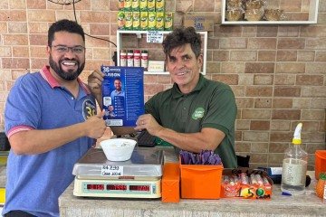 Elisson Ferreira durante agenda neste sábado (29/8) - (crédito: Divulgação) Elisson Ferreira durante agenda neste sábado (29/8) - (crédito: Divulgação)