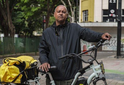 Por que o Brasil ainda não sabe quantos entregadores se acidentam no trabalho? -  (crédito: Vitor Serrano/BBC)