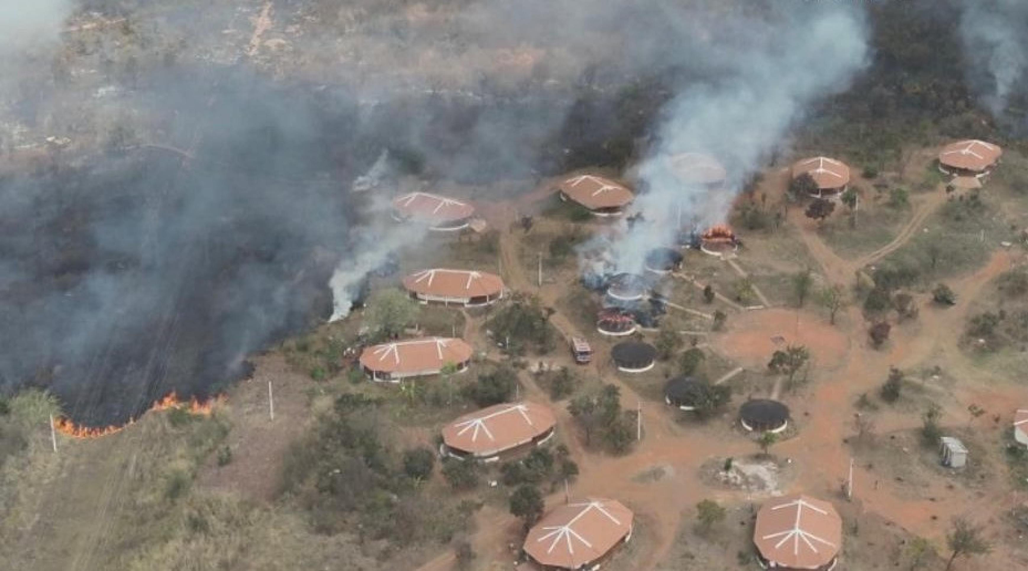 Incêndio atinge reserva indígena na região da Epia Norte 
