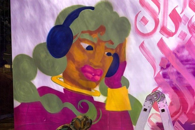 Grafiteira e DJ Kalm