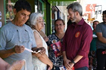 Candidato ao GDF pelo PT afirmou que as paralisações são uma reação à precarização do sistema -  (crédito: Ana Carolina Alves)