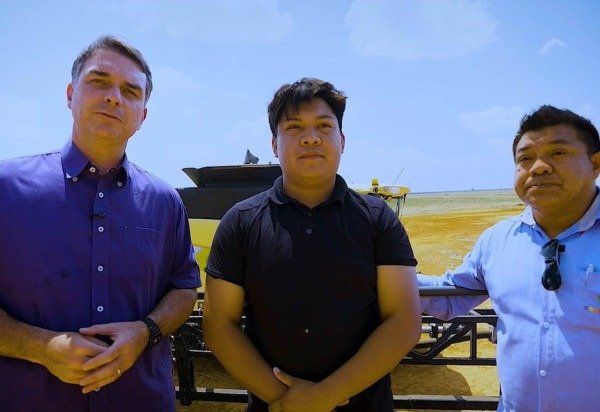 Equipe Flávio Bolsonaro/Reprodução