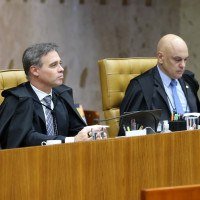 Moraes teria se irritado com investigação de Mendonça sobre mensagem de Vorcaro -  (crédito: Gustavo Moreno/STF)