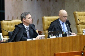 Moraes teria se irritado com investigação de Mendonça sobre mensagem de Vorcaro -  (crédito: Gustavo Moreno/STF)
