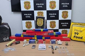 Residência era utilizada como armazém de drogas que abastecia regiões de Samambaia. - (crédito: Divulgação ) Residência era utilizada como armazém de drogas que abastecia regiões de Samambaia. - (crédito: Divulgação )