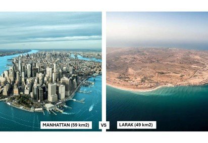 Larak, a ilha quase do tamanho de Manhattan que está no caminho do petróleo do mundo -  (crédito: Uai Turismo) -Larak, a ilha quase do tamanho de Manhattan que está no caminho do petróleo do mundo -  (crédito: Uai Turismo)