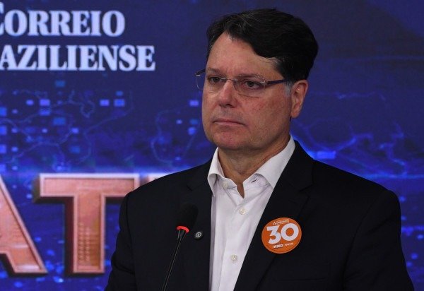 Debate no Correio. Elei&ccedil;&otilde;es 2026 para Governador. Candidato Kiko Caputo -  (crédito:  Marcelo Ferreira CB/DA Press)