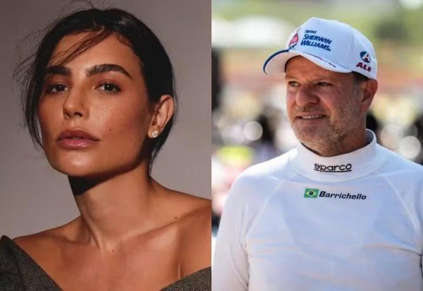 Cíntia Chagas assume namoro com Rubens Barrichello em viagem pela Itália -  (crédito: Reprodução/Redes Sociais)