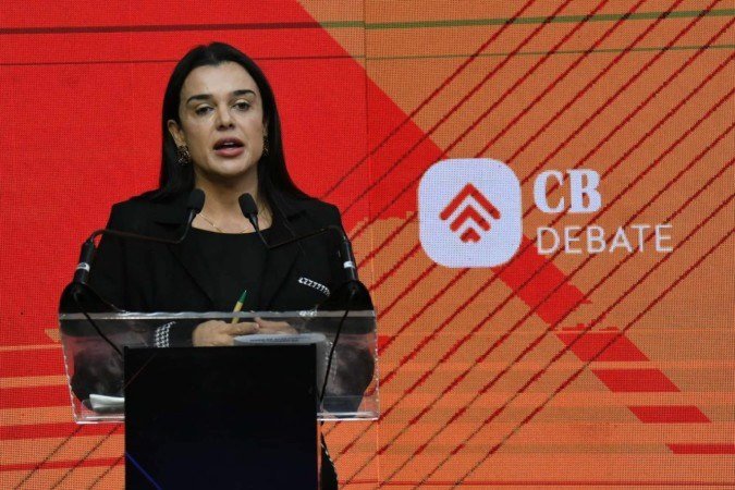 Giselle Ferreira destaca apoio a Celina Leão - (crédito: Marcelo Ferreira/CB/D.A Press) Giselle Ferreira destaca apoio a Celina Leão - (crédito: Marcelo Ferreira/CB/D.A Press)