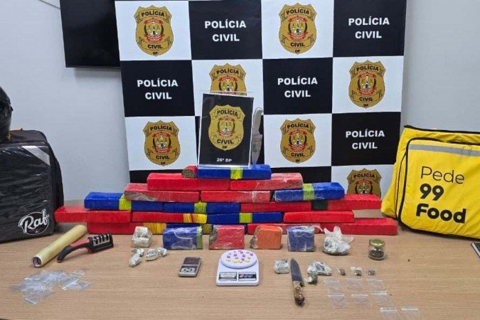 Residência era utilizada como armazém de drogas que abastecia regiões de Samambaia. - (crédito: Divulgação ) Residência era utilizada como armazém de drogas que abastecia regiões de Samambaia. - (crédito: Divulgação )