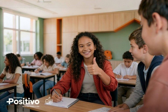 Segundo o Censo Escolar de 2025, as matrículas em tempo integral na rede pública subiram de 15,1%, em 2021, para 25,8%, em 2025 -  (crédito: Divulgação/Positivo)