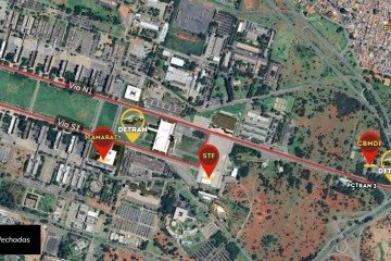 Via N1 será interditada para o ensaio - (crédito: Divulgação) Via N1 será interditada para o ensaio - (crédito: Divulgação)