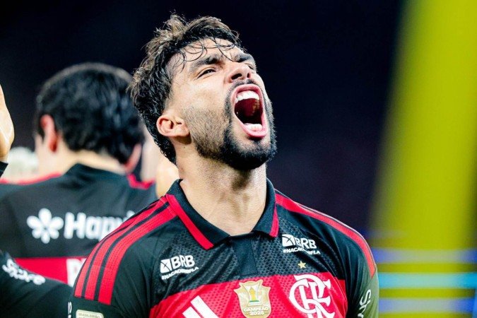Lucas Paquetá comemora o segundo gol do Flamengo no Maracanã - (crédito: GILVAN DE SOUZA/FLAMENGO) Lucas Paquetá comemora o segundo gol do Flamengo no Maracanã - (crédito: GILVAN DE SOUZA/FLAMENGO)