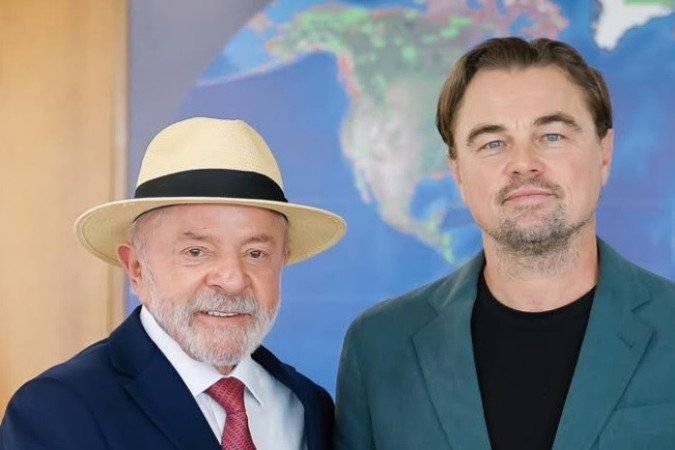 Lula e Leonardo DiCaprio