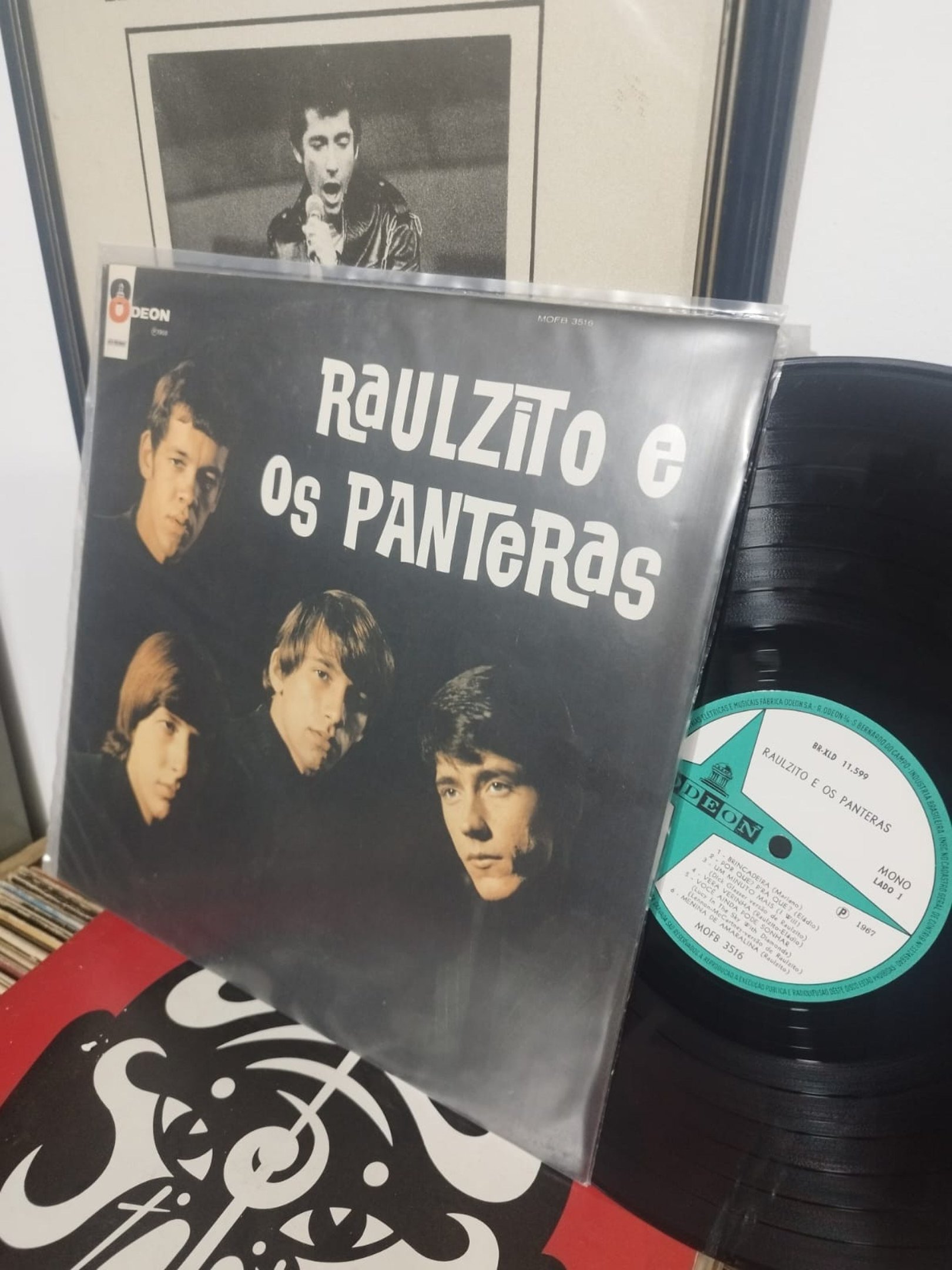 Primeiro disco de Raul Seixas, edi&ccedil;&atilde;o original de 1968. Parte da cole&ccedil;&atilde;o de Marcelo Scarabuci
