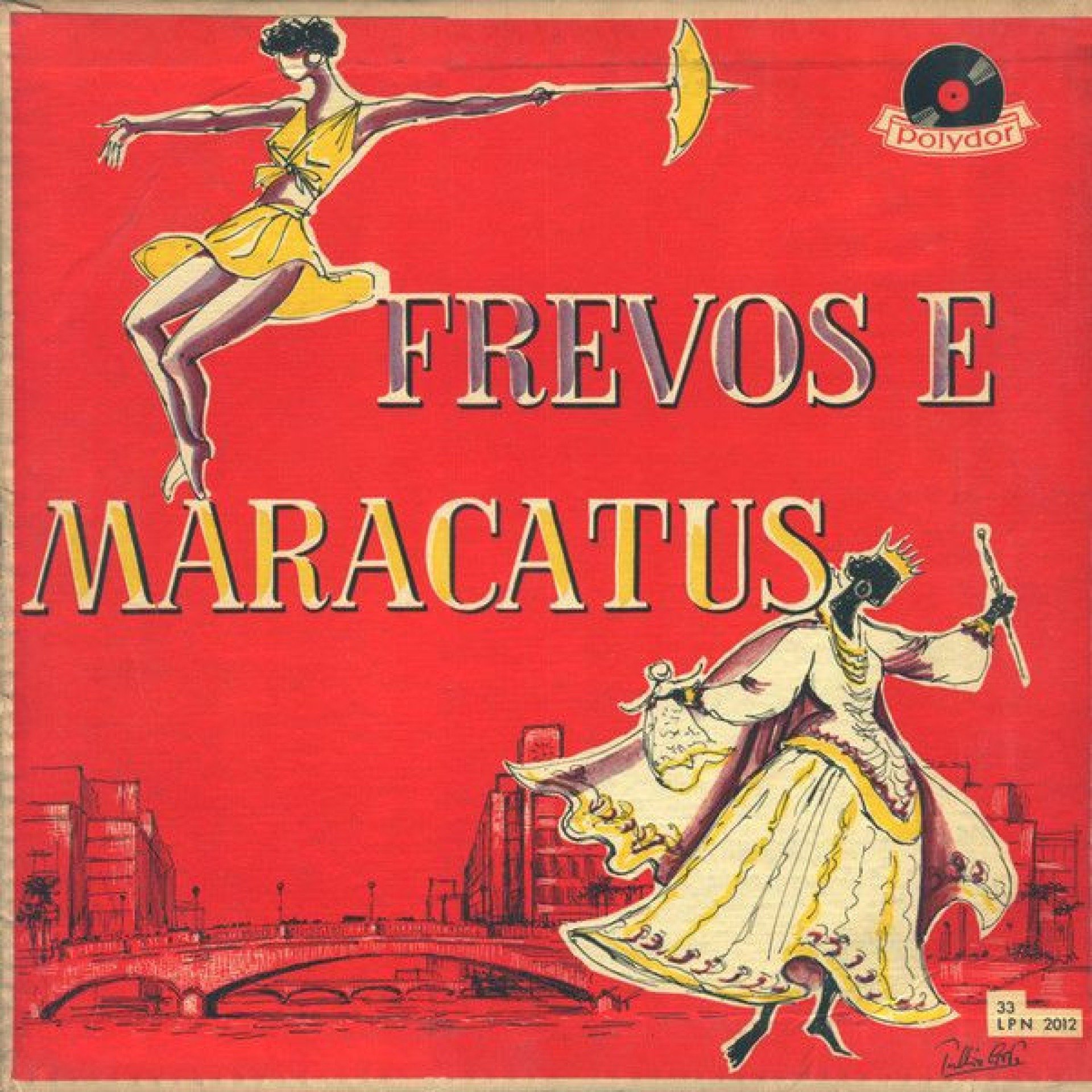 Vinil Frevos e Maracatus, de 1956