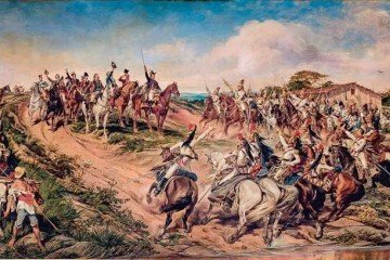A data de 7 de setembro passou a simbolizar uma emancipação pacífica, apagando as guerras e insurreições que ocorreram pelo país -  (crédito: Arquivo/Agência Brasil )