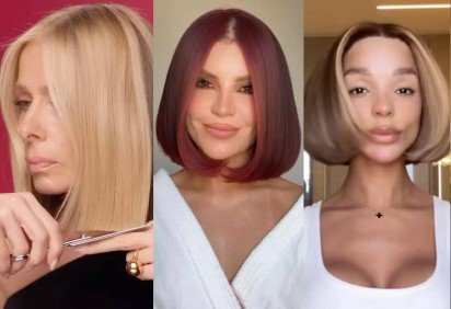 Adriane Galisteu, Gkay e mais famosas aderem a trend de IA com cabelo curto -  (crédito: Reprodu&ccedil;&atilde;o/Instagram/IA) -Adriane Galisteu, Gkay e mais famosas aderem a trend de IA com cabelo curto -  (crédito: Reprodu&ccedil;&atilde;o/Instagram/IA)