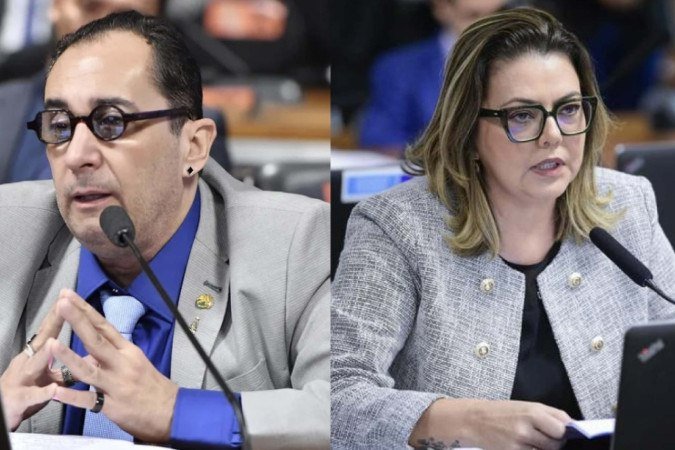 Jorge Kajuru (PSB-GO) e Leila Barros (PDT-DF) estão entre os 20 signatários da denúncia protocolada - (crédito: Agência Senado ) Jorge Kajuru (PSB-GO) e Leila Barros (PDT-DF) estão entre os 20 signatários da denúncia protocolada - (crédito: Agência Senado )