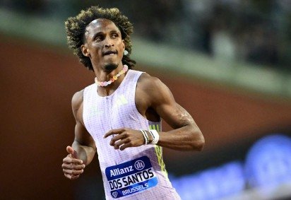 Piu se prepara para a disputa do World Athletics Ultimate Championship, novo campeonato que contará com campeões olímpicos, mundiais e outros classificados via ranking -  (crédito: Nicolas Tucat/AFP) -Piu se prepara para a disputa do World Athletics Ultimate Championship, novo campeonato que contará com campeões olímpicos, mundiais e outros classificados via ranking -  (crédito: Nicolas Tucat/AFP)