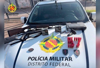 A ocorrência foi registrada na 21ª Delegacia de Polícia (Taguatinga Sul) -  (crédito: Divulgação/PMDF) -A ocorrência foi registrada na 21ª Delegacia de Polícia (Taguatinga Sul) -  (crédito: Divulgação/PMDF)