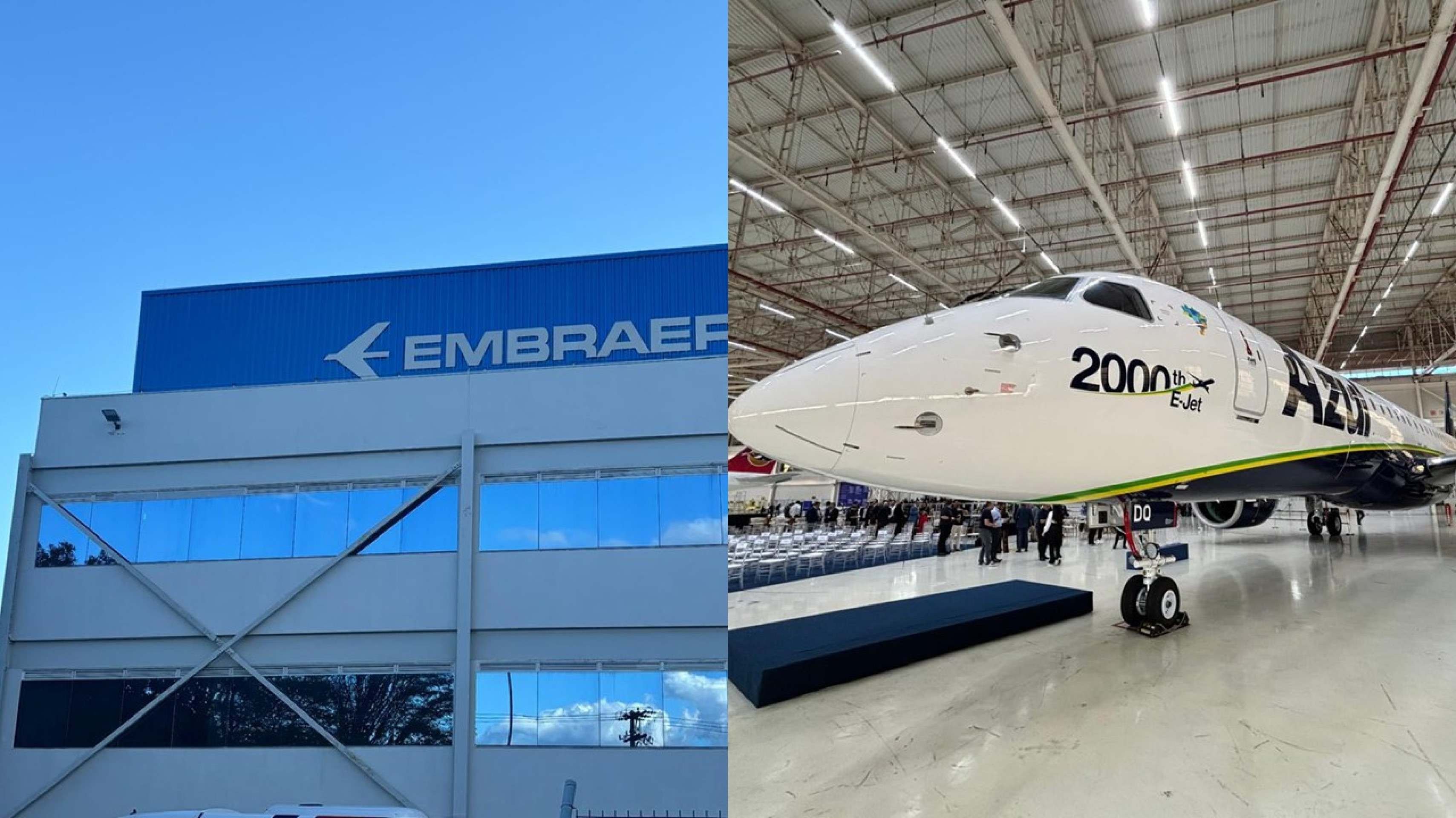 Embraer entrega 2.000º E-Jet à Azul e celebra parceria que transformou a aviação regional brasileira