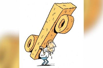 Sem controle sobre os juros altos do cartão de crédito, o orçamento familiar fica no vermelho e o endividamento ganha força -  (crédito: Caio Gomez)