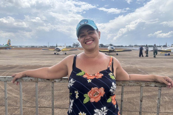 Waleria Silva já voou com a Esquadrilha Fox: 