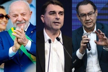 Após crise no STF, Quaest mostra Lula com 36%; Flávio, 29%; e Cury, 8% - Ricardo Stuckert, Minervino Junior/CB/D.A.Press e Marcelo Ferreira/CB/D.A.Press