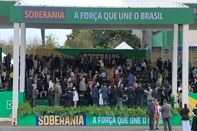 Motta, Alcolumbre, Fachin e Alckmin chegam ao desfile de 7 de Setembro - Foto