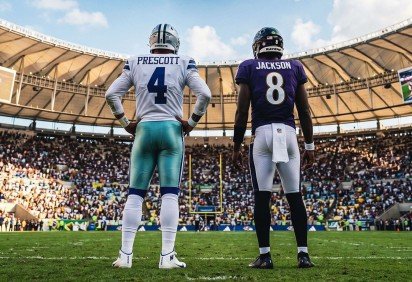 Depois de duas partidas em São Paulo, o Rio receberá pela primeira vez uma exibição da temporada regular da NFL no Maracanã -  (crédito: Divulgação/NFL) -Depois de duas partidas em São Paulo, o Rio receberá pela primeira vez uma exibição da temporada regular da NFL no Maracanã -  (crédito: Divulgação/NFL)