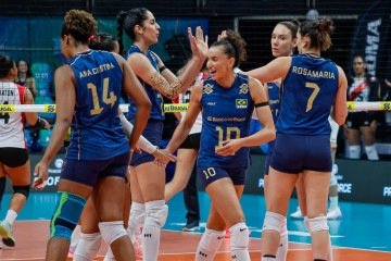  9/9 - Brasil x Peru - Campeonato Sul-Americano por Banco do Brasil -  (crédito:  Mauricio Val/FV Imagem/CBV)