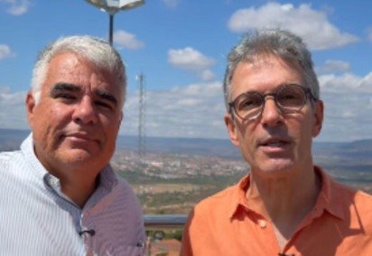 Zema e Girão (Novo) cumprem agenda no Ceará nesta quinta-feira  -  (crédito: Reprodução/Instagram)