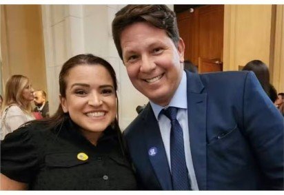 Karina Gama e o deputado Mario Frias  -  (crédito: Reprodução/ Instagram )