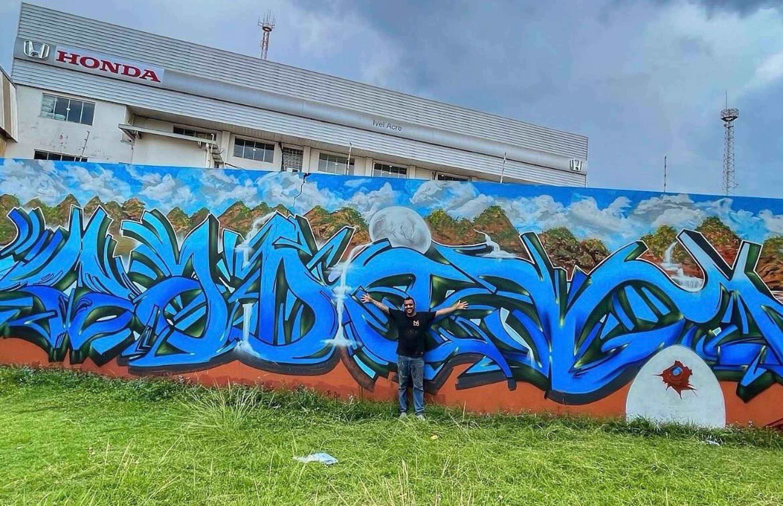 Nos mais de 150 murais grafitados, Vid&atilde;o destaca os tra&ccedil;os &aacute;geis dos letreiros 
