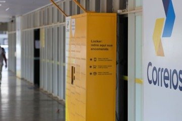 Correios busca manter servi&ccedil;os essenciais, como a retirada de encomendas em lockers, em funcionamento durante a paralisa&ccedil;&atilde;o -  (crédito: Fabio Rodrigues-Pozzebom/ Ag&ecirc;ncia Brasil)