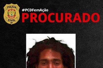 Julio Cesar Bernardes de Sousa é procurado pela PCDF por envolvimento em furtos - (crédito: Divulgação) Julio Cesar Bernardes de Sousa é procurado pela PCDF por envolvimento em furtos - (crédito: Divulgação)