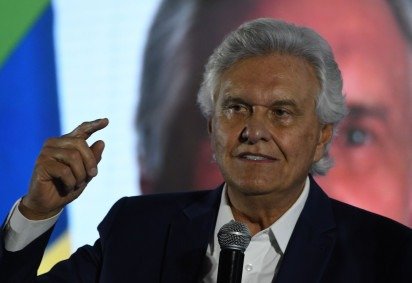 Ronaldo Caiado, candidato &agrave; Presid&ecirc;ncia pelo PSD, est&aacute;vel ap&oacute;s diagn&oacute;stico de pneumonia, conforme boletim m&eacute;dico -  (crédito:  Marcelo Ferreira/CB/D.A Press)