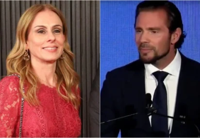 Viviane Barci de Moraes e Daniel Vorcaro: contrato com parcelas de R$ 3 milhões -  (crédito: Antonio Augusto/TSE e Reprodução/YouTube @EsferaBrasil_)