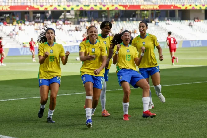 Brasil derrota a Inglaterra e avança às oitavas de final da Copa do Mundo - (crédito: LUCIANA VERMELLI / CBF ) Brasil derrota a Inglaterra e avança às oitavas de final da Copa do Mundo - (crédito: LUCIANA VERMELLI / CBF )