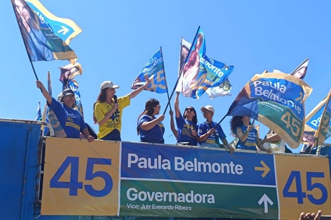 Paula Belmonte faz campanha em Planaltina - (crédito: Ana Carolina Alves/CB/DA Press) Paula Belmonte faz campanha em Planaltina - (crédito: Ana Carolina Alves/CB/DA Press)
